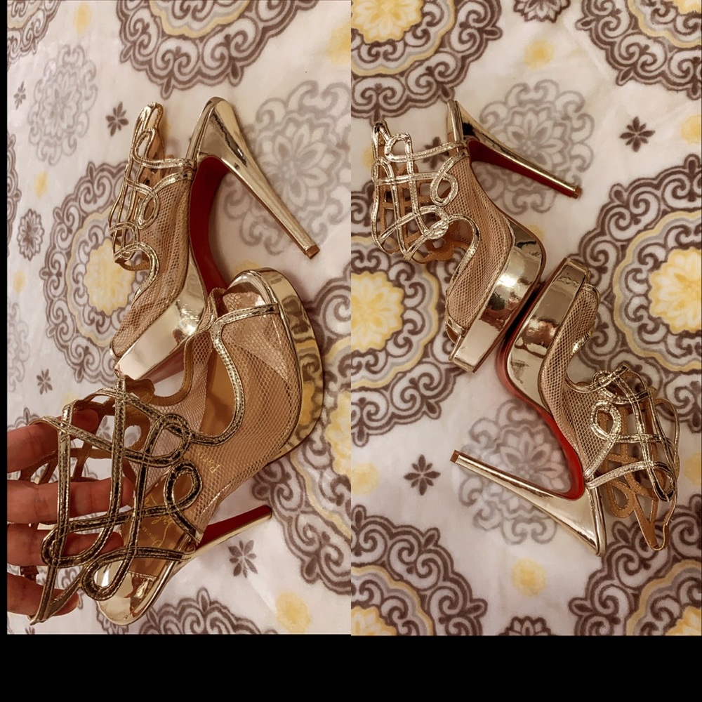 Christian Loubotin Platform heel